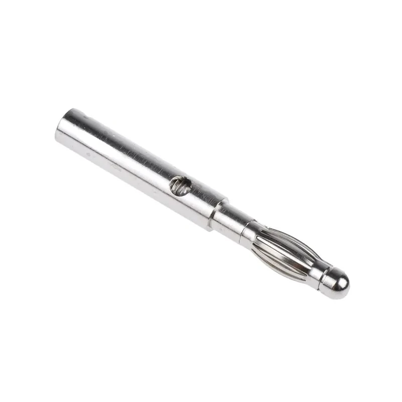 Schutzinger Red Male Banana Plug 4 mm Connector Screw Termination 16A 30VAC 60VDC Nickel Plating FK15S RED