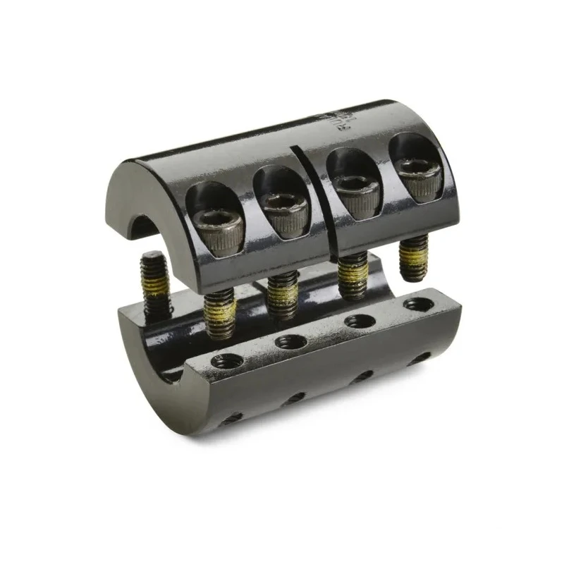 Ruland Rigid Shaft Coupling Black Oxide Steel Clamp Style 45mm Length 105 Nm Torque MSPX-10-10-F