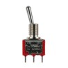 NEUTRAL Toggle Switch, Panel Mount, On-On SPDT, Solder Terminal, 28 V DC, 125 V AC 448-0747