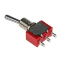 NEUTRAL Toggle Switch, Panel Mount, On-On SPDT, Solder Terminal, 28 V DC, 125 V AC 448-0747