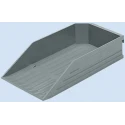 Bosch Rexroth Plastic Storage Bin 277 mm x 131 mm x 54 mm, Black 3842346291
