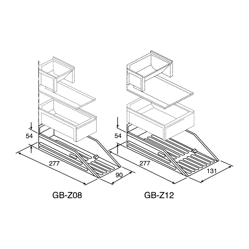 Bosch Rexroth Plastic Storage Bin 277 mm x 131 mm x 54 mm, Black 3842346291