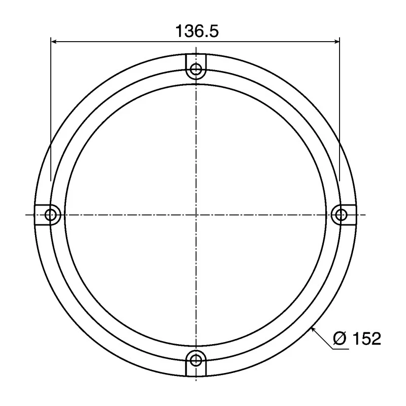 Visaton Black Round Speaker Grill for 127 mm Speaker Size GRILLE FR 12