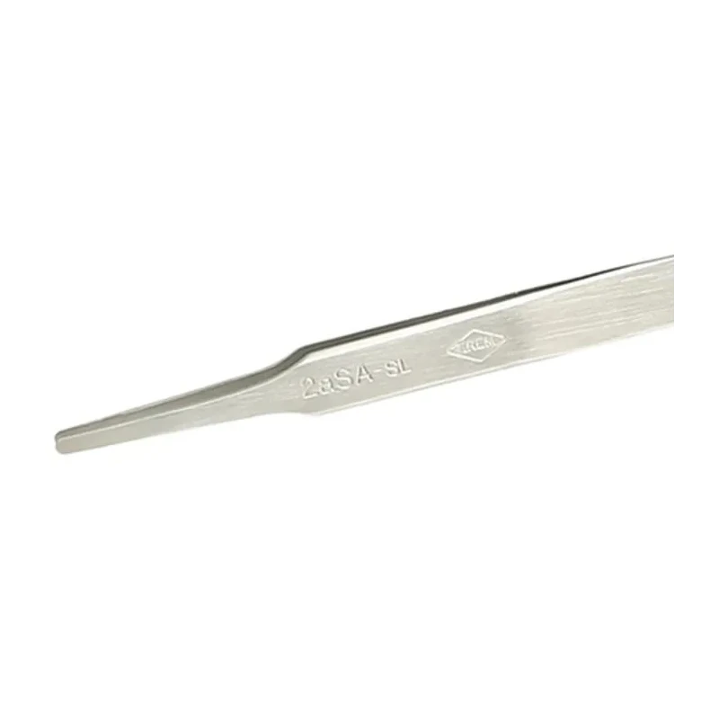 Weller Erem Stainless Steel Flat, Round Tweezer 123mm 2ASASL