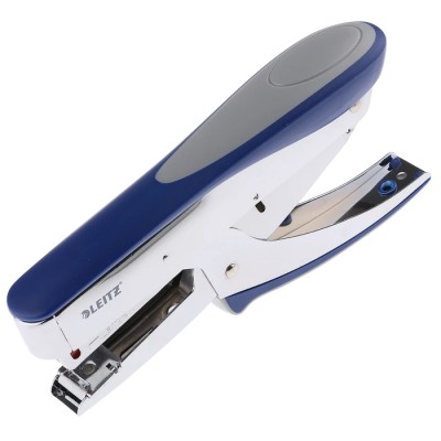 Leitz Full Strip Plier Stapler 40 Sheet Capacity Compatible with 24/6 mm, 26/6 mm, Power Performance P3 Staples 55480033