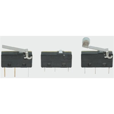 Saia-Burgess Hinge Lever Subminiature Micro Switch, Solder Terminal, 10.1A, 250 V ac, CO, IP40 XCF3-J1-Z1