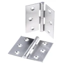 ROCA Stainless Steel Butt Hinge with Knuckle Pin Screw Fixing 50mm x 50mm x 1.2mm 423-7111