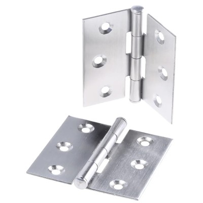 ROCA Stainless Steel Butt Hinge with Knuckle Pin Screw Fixing 50mm x 50mm x 1.2mm 423-7111
