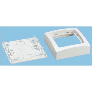 Legrand White 1 Gang Frame 0 860 91 Plastic Thermoplastic Material Surface Mounted France