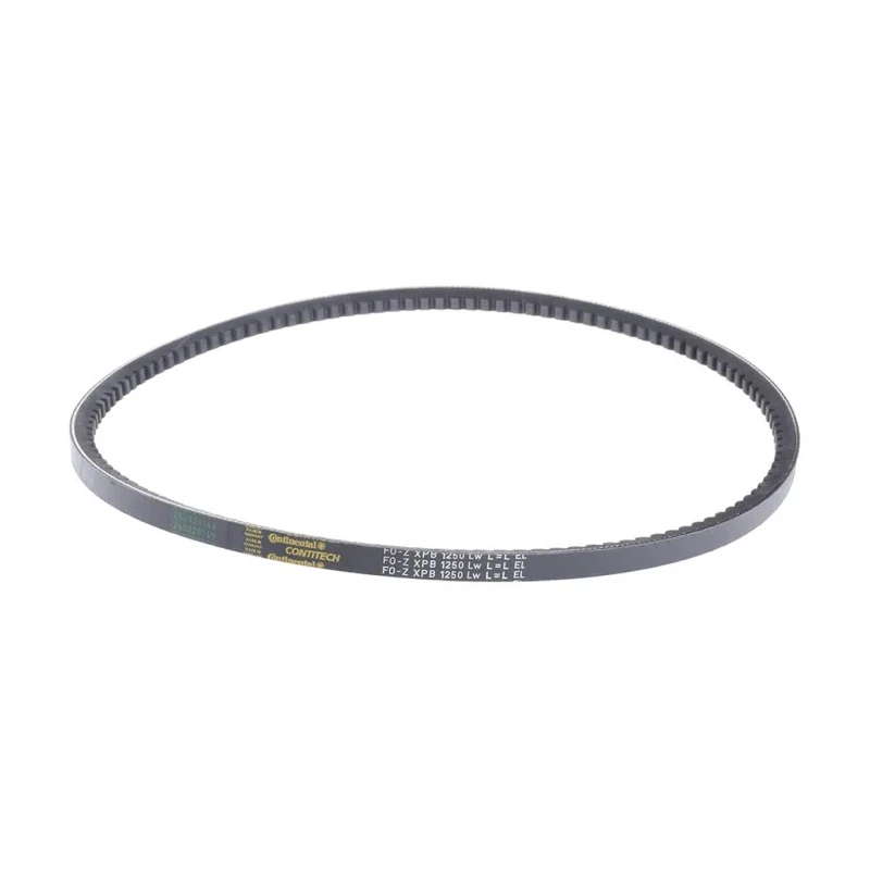 Contitech Drive Belt Narrow Belt Polyester Cord Polychloroprene Material 16.3 mm Width 13 mm Height 1272 mm Outside XPB 1250