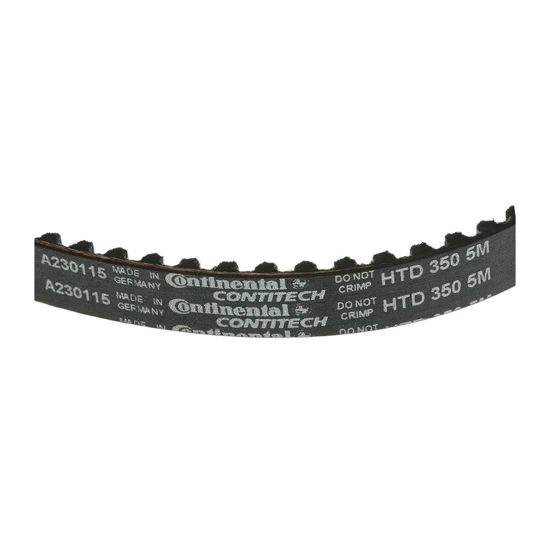 Contitech Timing Belt 70 Teeth, 350 mm Length, 9 mm Width, Glass Cord Rubber Material 350 5M 9