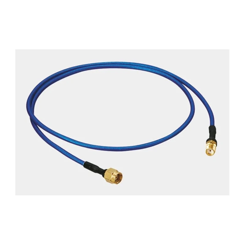 Yuetsu SMA Series RF Coaxial Coaxial Cable 50 Ω, 1.5 m Length, Terminated, Black, Brass Conductor, Teflon 981-NY16-1M5