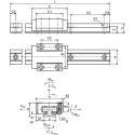 Igus Linear Guide Rail 12 mm Width 1000 mm Length Anodised Aluminium TS-04-12-1000