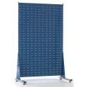 RS PRO Polypropylene Louvre Panel Storage Unit, Blue, 1500 mm Height x 1000 mm Width x 500 mm Depth, Load Capacity 424-5588