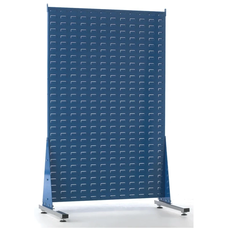RS PRO Polypropylene Louvre Panel Storage Unit, Blue, 1500 mm Height x 1000 mm Width x 500 mm Depth, Load Capacity 424-5588