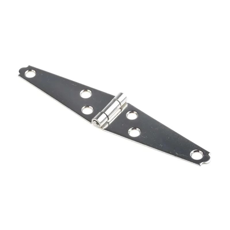 RS Pro Stainless Steel Strap Hinge with a Fixed Pin, 145 mm x 29 mm x 1.5 mm 434-9618