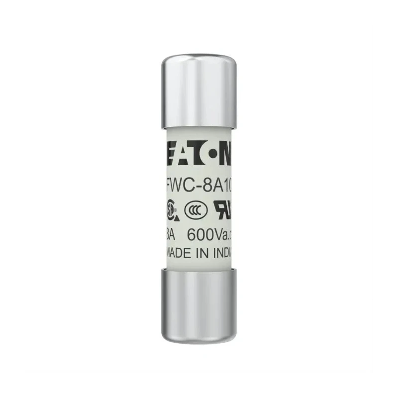 Eaton Fast Acting Ceramic Cartridge Fuse 8A 600V AC 10 x 38 mm FWC-8A10F