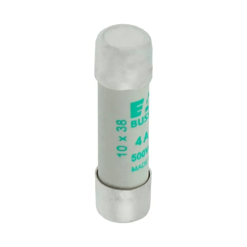 Eaton 4A Ceramic Cartridge Fuse 10 x 38 mm, 500V AC, Compact Design C10M4