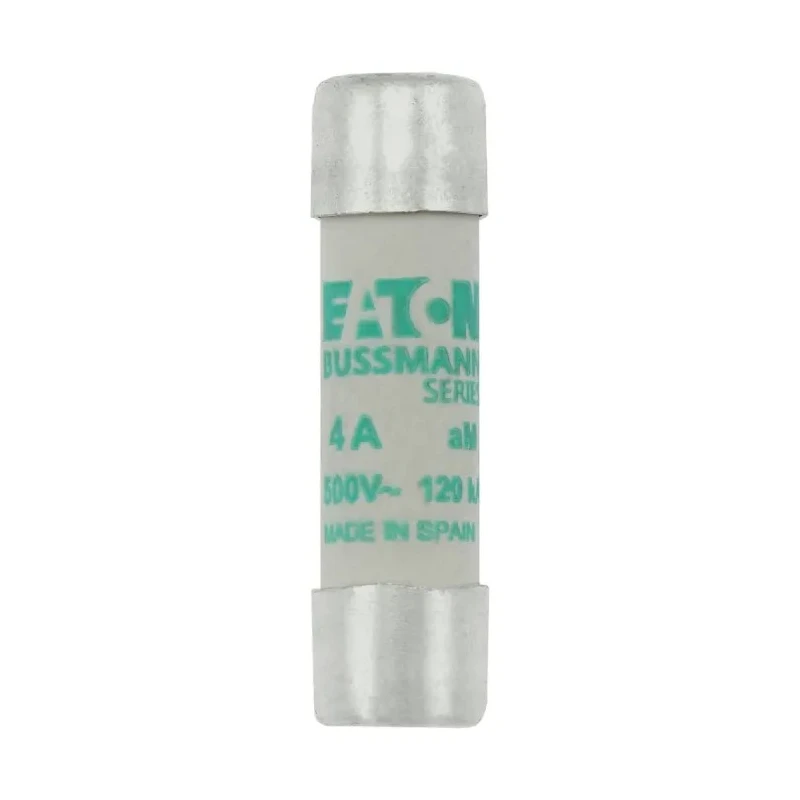 Eaton 4A Ceramic Cartridge Fuse 10 x 38 mm, 500V AC, Compact Design C10M4