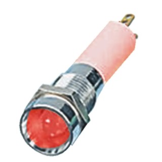 CML Innovative Technologies Red LED Panel Mount Indicator 8 mm M8 Termination IP67 12V 190502Z3