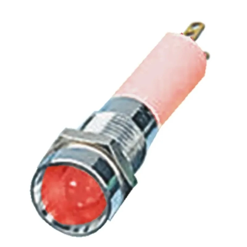 CML Innovative Technologies Red LED Panel Mount Indicator 8 mm M8 Termination IP67 12V 190502Z3
