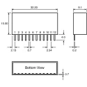 Recom DC/DC Converter 5V DC Output 2A 24V DC Input 9V, Through Hole SIP Package R-625.0P