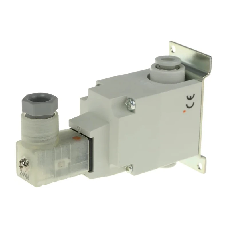 SMC Pneumatic Solenoid Valve Pilot/Spring Rc, G, NPT VQ20 Series 24V DC 0.6 MPa 