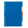 Durable Assorted A4 File Divider 6730-27, Assorted Colours, 1 Per Pack, Germany 6730-27