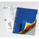 Durable Assorted A4 File Divider 6730-27, Assorted Colours, 1 Per Pack, Germany 6730-27