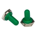 APEM Toggle Switch Boot for use with Bushings, Silicone Material, Green Color, IP65 Protection U1565-3