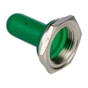 APEM Toggle Switch Boot for use with Bushings, Silicone Material, Green Color, IP65 Protection U1565-3