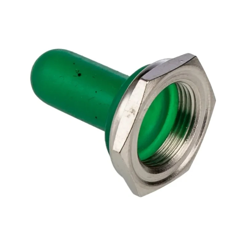APEM Toggle Switch Boot for use with Bushings, Silicone Material, Green Color, IP65 Protection U1565-3