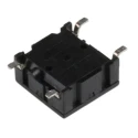 MEC IP67 Black Tactile Switch Button 1.3 mm SPST 50mA 24 V dc PCB IP67 