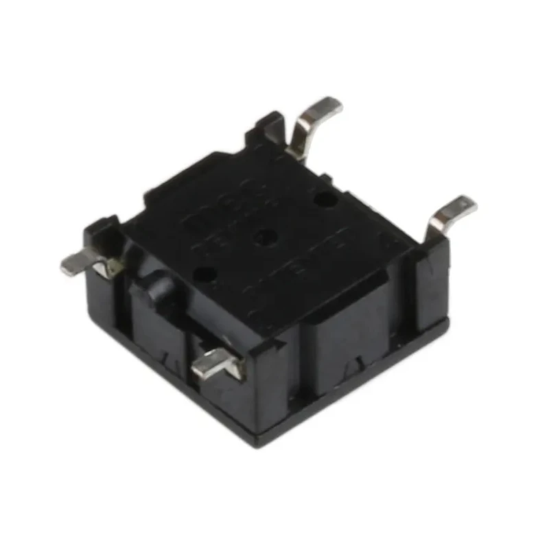 MEC IP67 Black Tactile Switch Button 1.3 mm SPST 50mA 24 V dc PCB IP67 