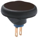 APEM IF Series Ergonomic Black Momentary Push Button Switch, Panel Mount, 16.2 mm Cutout, SPST IFB3Z1A200