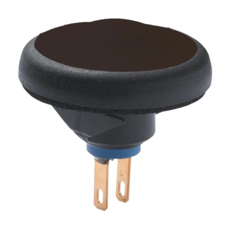 APEM IF Series Ergonomic Black Momentary Push Button Switch, Panel Mount, 16.2 mm Cutout, SPST IFB3Z1A200