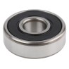 SKF Single Row Deep Groove Ball Bearing , 15 mm ID, 42 mm OD, 13 mm Width, Sealed, Steel Balls, Sheet Metal Cage 6302-2RSH