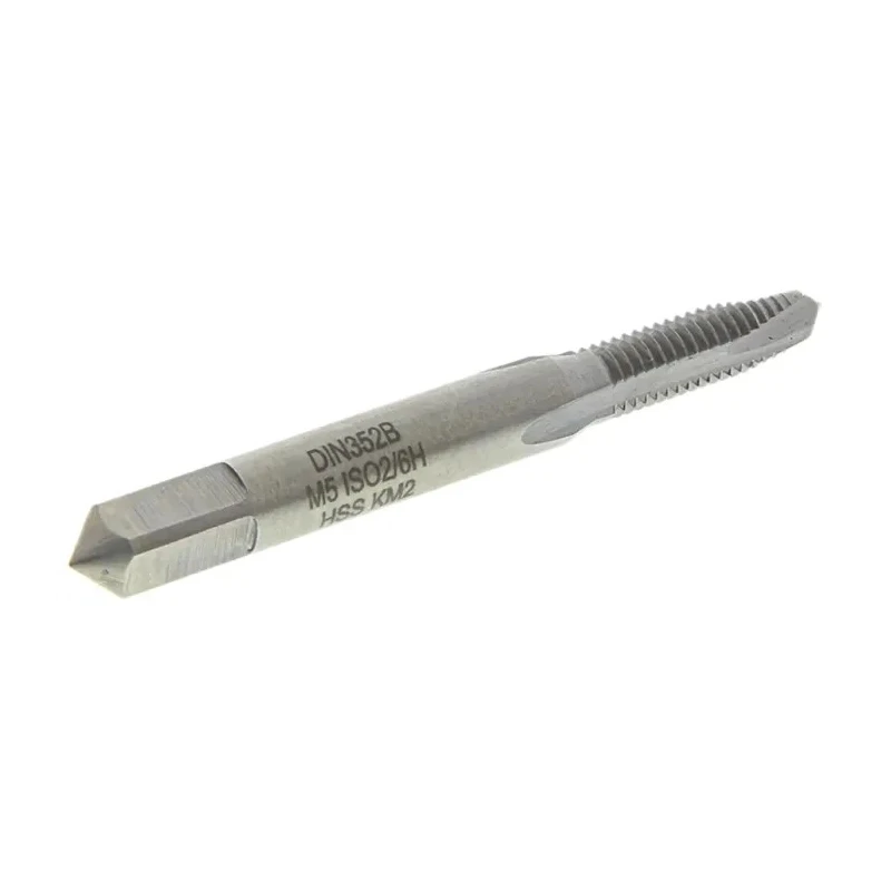 EVENTUS Threading Tap M5 Thread Metric Standard Short Machine High-Speed Steel HSS 50mm Length 16mm Shank 6mm Diameter 20003