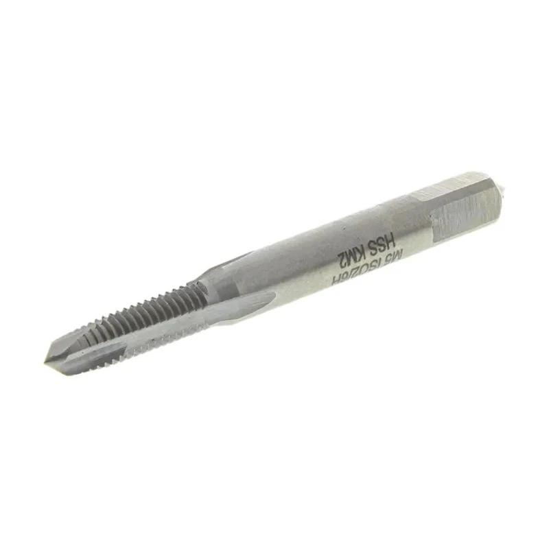 EVENTUS Threading Tap M5 Thread Metric Standard Short Machine High-Speed Steel HSS 50mm Length 16mm Shank 6mm Diameter 20003