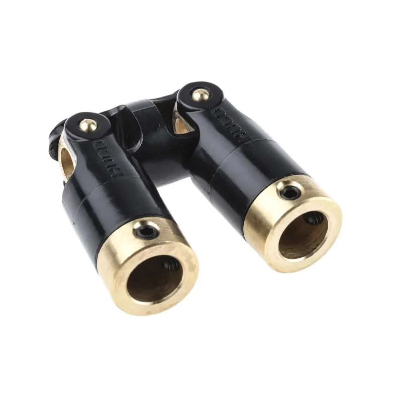 Huco Universal Joint, 2 Joints, Plain Type, 89.8mm Length, Brass Material, 111.16.3232