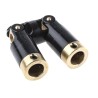 Huco Universal Joint, 2 Joints, Plain Type, 89.8mm Length, Brass Material, 111.16.3232