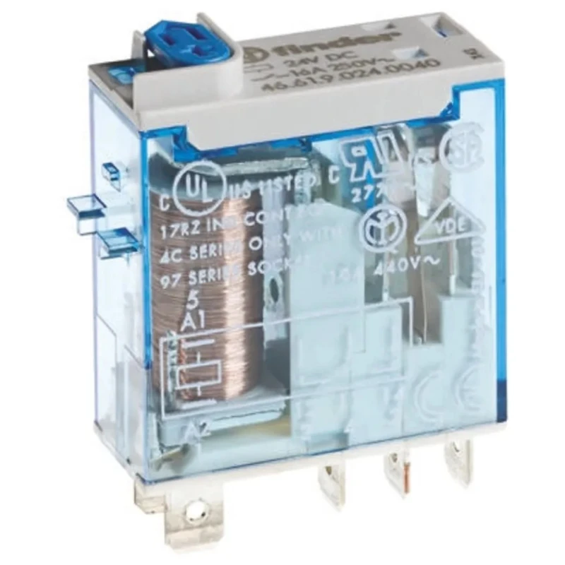 Finder Power Relay 12V AC Coil Voltage 25A Switching Current SPDT 46.61.8.012.0040