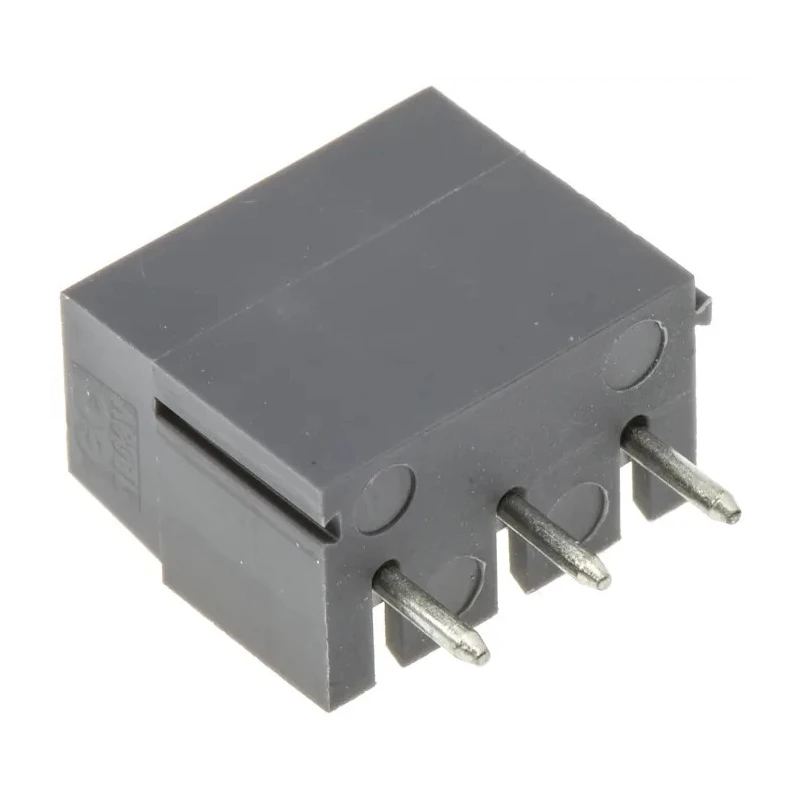 RS PRO 3-Contact 5 mm Pitch 1 Row PCB Terminal Block 300V 16A Fibreglass Reinforced Polybutylene Terephthalate 494-8912