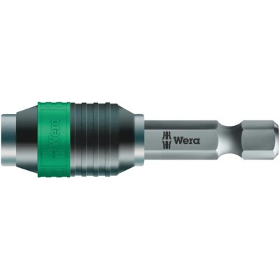 Wera 1/4 in Hex Hex Bit Holder, 50mm Overall Length, Rapidaptor Technology 05052500001