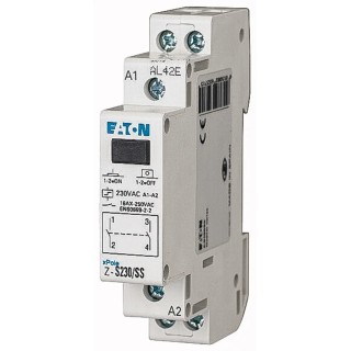 Eaton DIN Rail Power Relay 230V ac Coil 16A Switching Current SPST 265271 Z-S230/SS