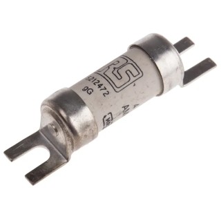 RS PRO British Standard Fuse 4A Current Rating 550V AC High Rupture Capacity A1 Size 44.5 mm Fixing Centres Model 521-2472