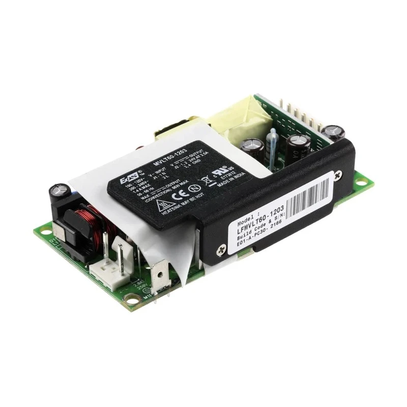 EOS Switching Power Supply 24V 60W Chassis Mount Efficiency 80% LFMVLT60-1203