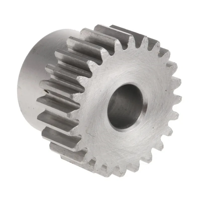 RS PRO Stainless Steel 24 Teeth Spur Gear 1 Module 8mm Bore 24mm Pitch Diameter 20mm Hub Diameter 521-6749