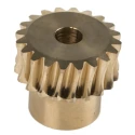 NEUTRAL Bronze 1 Module Worm Wheel Gear 20 Tooth 16 mm Hub Diameter 20.16 mm Pitch Diameter 20 mm Face 521-6913