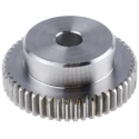 RS PRO Stainless Steel 50 Teeth Spur Gear, 1 Module, 10mm Bore, 50 mm Pitch Diameter, 35 mm Hub Diameter 521-6783